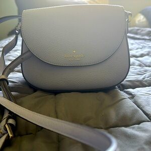 Kate Spade Purple Crossbody Bag with Gold Hardware